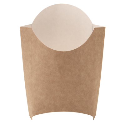 Коробка для картофеля фри L, 130х120х50мм, крафт (400шт/уп)