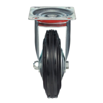 Колесо поворотное Стелла-техник 4001-160 д.160мм,г/п 145кг,резина,металл