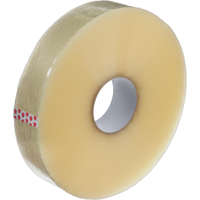 Клейкая лента упаковочная 48ммх990мх47мкм, прозрачная 6 шт/уп(белая втулка)
