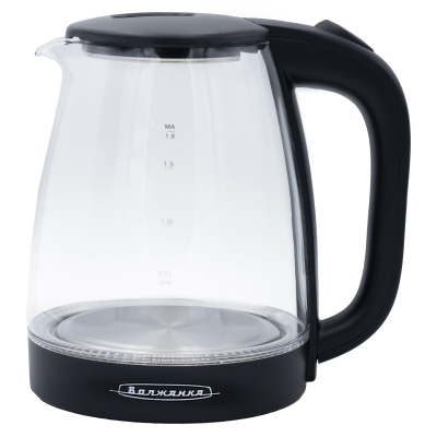 Чайник электрический Волжанка ЭЧ-100, стекло, 1,8 л