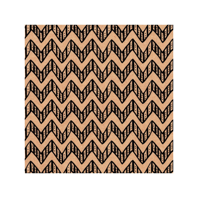 Бумага Упаковочная KRAFT ЗигЗаг (10 л в рулоне, 70Х100см) УБ-2169