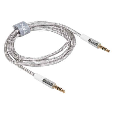 Кабель AUX, TFN FORZA, 1.0м. серебро (TFN, TFN-CFZAUXMET1MSL)