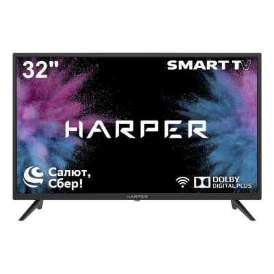 Телевизор HARPER 32R610TS, HD Ready, Smart (Салют)