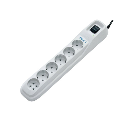 Сетевой фильтр PILOT L 6 (6/7м/10А/800Дж/белый)