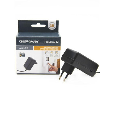 Модуль З/У для свинцово-кислотных акк-в 6 и 12V GoPower ProLab 6-12 1.0A