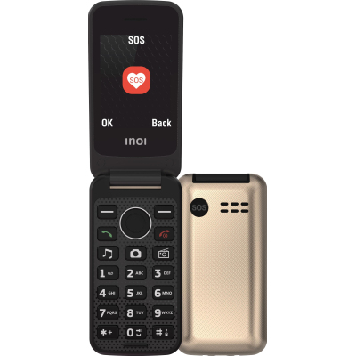 Мобильный телефон INOI 247B с док-станцией - Gold