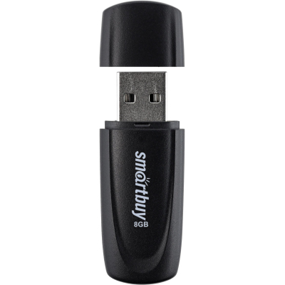 Флеш-память SmartBuy UFD 2.0 008GB Scout Black (SB008GB2SCK)