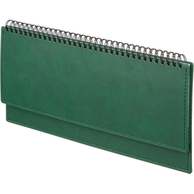 Планинг датированный 2024, зеленый 303х150 мм, 120стр, АТТАСНЕ Вива