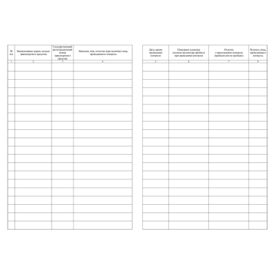 Журнал регист.результ.контр.техн.сост.трансп.средств А4офсет32 стр.КЖ-4374