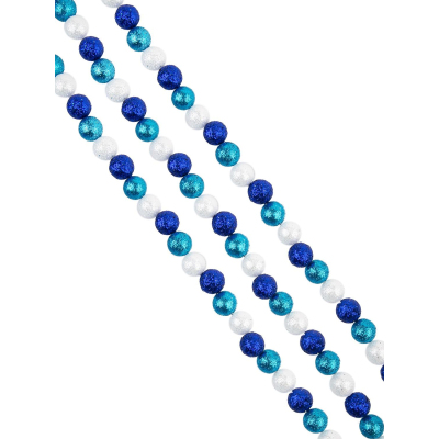 Гирлянда новогодняя Голубые тона из пенополистирола / 170x1,5см арт.89531