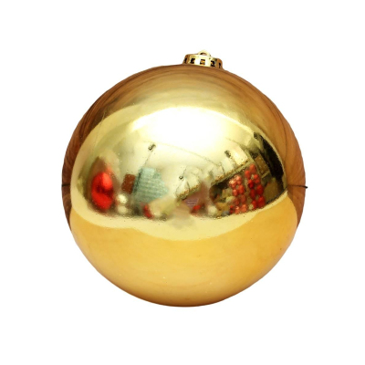 Набор шаров елочных 2шт Праздничное настроение,d 10см,d10см,золотой,НУ-0497