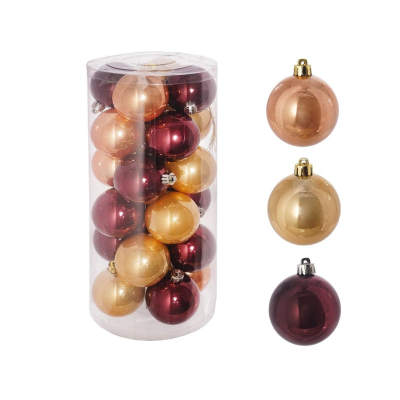 Украшение новогоднее Шар Красочный калейдоскоп, набор 24, D6 см 722925