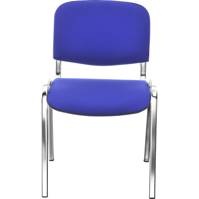 Стул FA_EChair Rio(ИЗО) хром, ткань синяя С-6/ТК-9