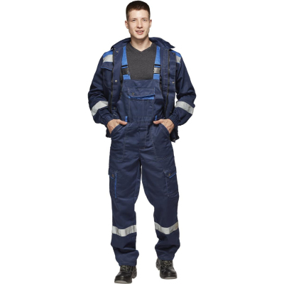 Костюм рабочий летний муж.Антей СОП син/вас (КПК) 52-54 (104-108)/182-188