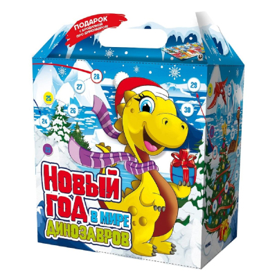 Новогодний сладкий подарок Дракончик игруля 1200 грамм 2023,К17