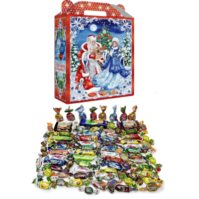 Новогодний сладкий подарок Подарочный набор № 12_1/1004