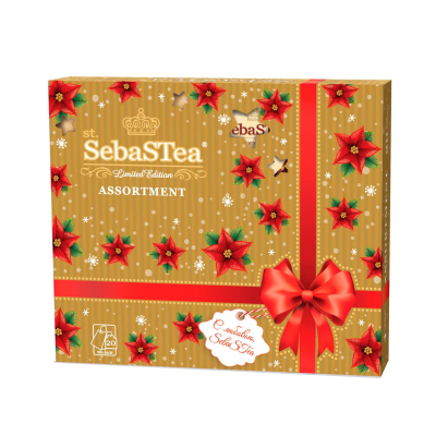 Чай коллекция SebaSTea FIESTA II АССОРТИ. НГ 20 пакетиков 35г