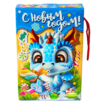 Новогодний сладкий подарок Зефирчик, 1000г КА-45