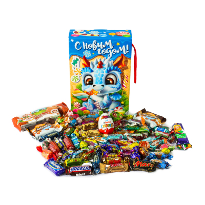 Новогодний сладкий подарок Зефирчик, 1000г КА-45