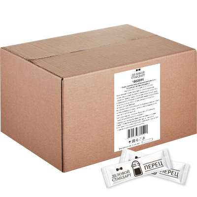 Перец порционный Деловой стандар в стиках по 0,3 г (5000шт/уп)