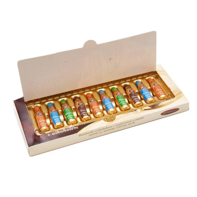 Конфеты Hildebrand шоколадные бутылочки с алкоголем, 120г