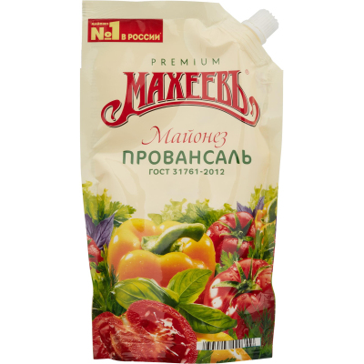 Майонез Махеевъ Провансаль 380гр. дуопак с дозатором