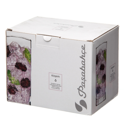 Набор стаканов КОШЕМ 6шт 260 мл (42078B)