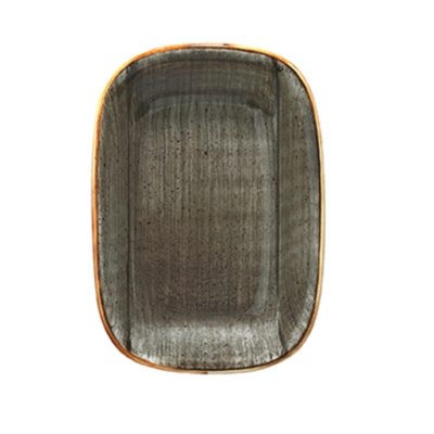 Блюдо прямоугольное Спейс, фарфоровое, 170х115 мм. , (62360)