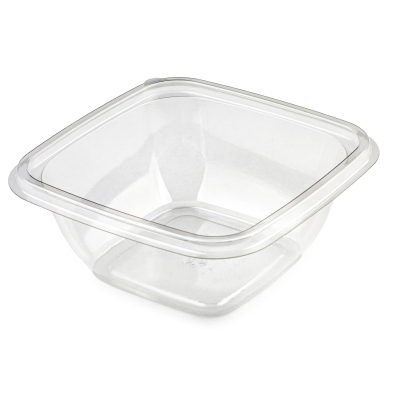 Контейнер 126х126х51мм, 375мл, прозрачный, ПЭТ, 300шт/уп, (ЮПК-1212)