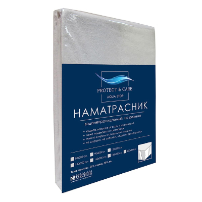 Наматрасник Аквастоп 140х200см, резинка по углам, (107830)