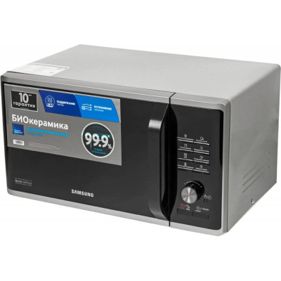Микроволновая печь Samsung MS23K3515AS/BW 23л. 800Вт серебристый