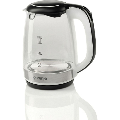 Чайник Gorenje K17GLBW 731697 черный/белый