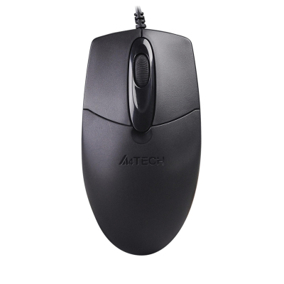 Мышь компьютерная A4Tech OP-720S черный (1200dpi) silent USB/3but
