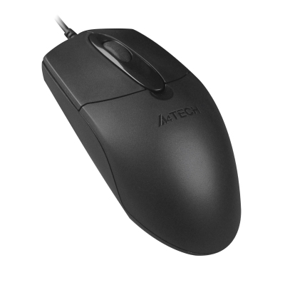 Мышь компьютерная A4Tech OP-720S черный (1200dpi) silent USB/3but