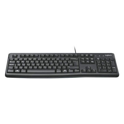Клавиатура Logitech K120 ANSI проводная EN/RU BLACK (920-002583)
