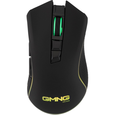 Мышь компьютерная Oklick GMNG 980GMW черный 10000dpi/7but WLS (1533166)