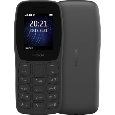 Мобильный телефон Nokia 105 TA-1428 DS CHARCOAL (11SIAB01A01)