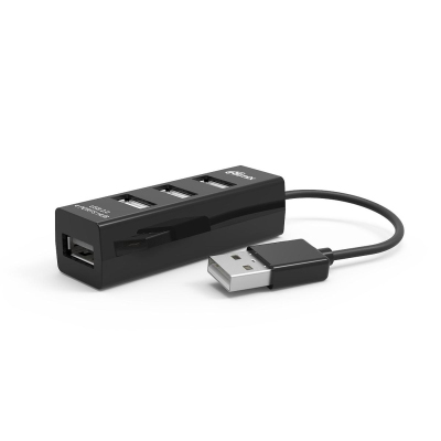 Разветвитель USB Ritmix CR-2402 black (USB хаб) 4 порта USB (15119265)