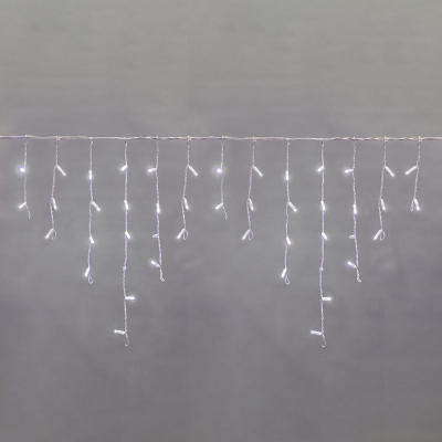 Гирлянда светодиодная Айсикл (бахрома) 176, 4,8х0,6 м, 230В, белые, 255-137