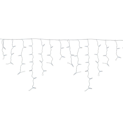 Гирлянда светодиодная Айсикл (бахрома) 176, 4,8х0,6 м, 230В, белые, 255-137