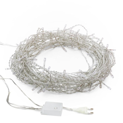 Гирлянда светодиодная Дождь 2,5x2 м, 300 LED, шарики, мерц, Теп бел 235-056