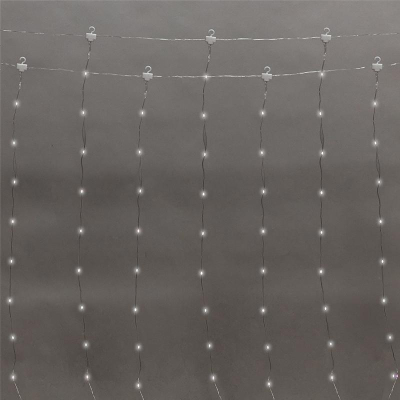 Электрогирлянда Светодиодный дождь из росы 3х2м, белый, USB + пульт 315-875