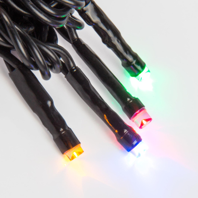 Гирлянда светодиодная Твинкл Лайт 20м, черный ПВХ, 200, цвет мульти 303-149