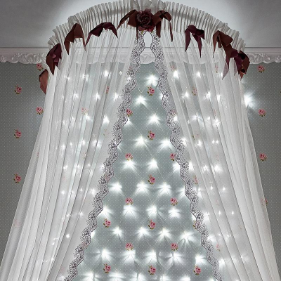 Гирлянда светодиодная Сеть 1.8х1.5м 180 Белые 215-135