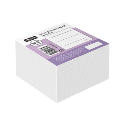 Блок для записей Attache Selection 90x90x50 Не забыть, белый