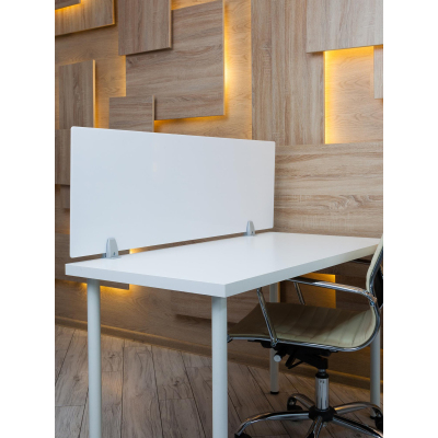 Экран BSL_Акриловый на струбцине, 600x400x3 Белый прозрачный