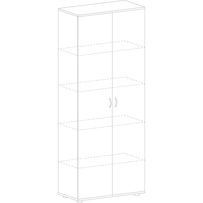 Шкаф SL Imago закрытый СТ-1.9 белый (крем) (СТ-1,Д-1Пр,Д-1Л)