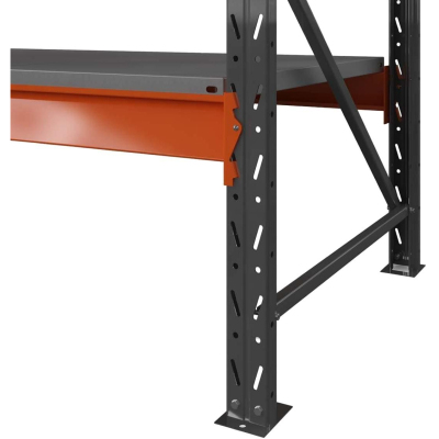 Стеллаж металлический ГТС_Оптима, 2500x1540x785, Ярусы: 4 шт. метал