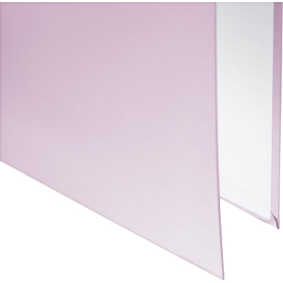 Папка-регистратор 75мм Attache Акварель А4 розовая б/метал угол лам картон