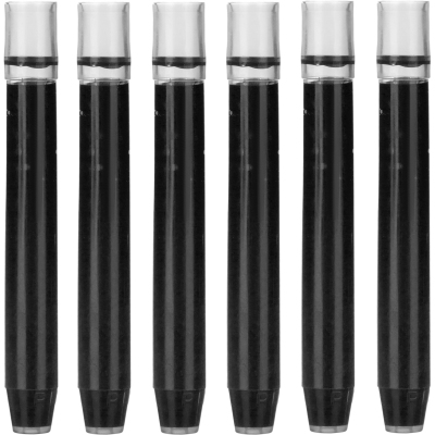 Чернила Чернильный картридж PILOT Parallel Pen черные 6 шт/уп IC-P3-S6 B
